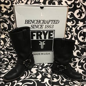 FRYE BOOTS HARNESS 12R Black